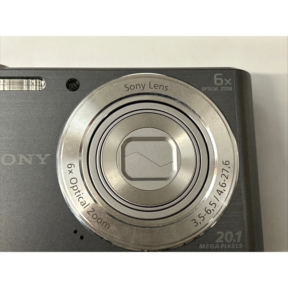 Sony Cyber-shot DSC-W810 Digital Camera Silver 20.1MP Digicam Y2K Tested No Card